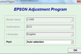 爱普生EPSON L1300 废墨清零软件及图解下载