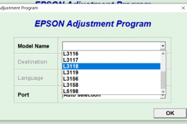 爱普生Epson L1119 L3109 L3118 L3119 L5198废墨清零软件及图解下载